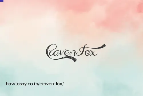 Craven Fox