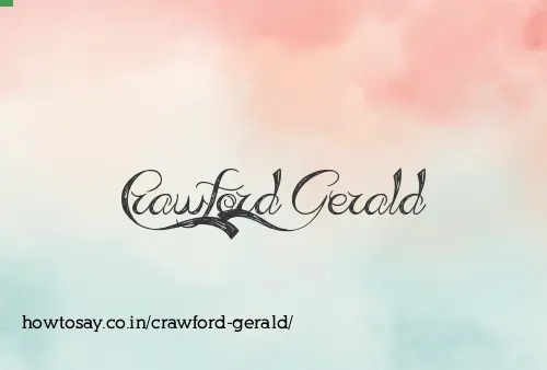Crawford Gerald