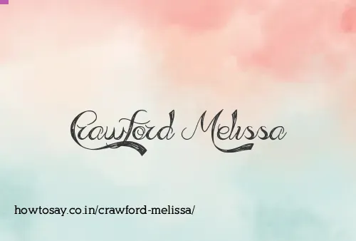 Crawford Melissa