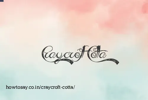 Craycroft Cotta