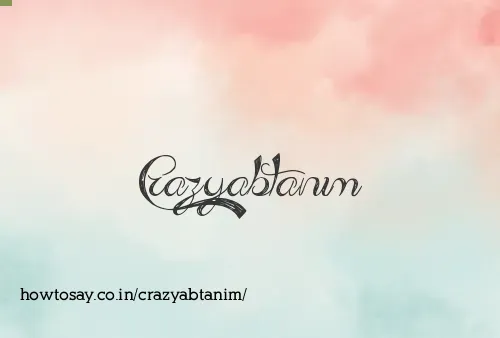 Crazyabtanim