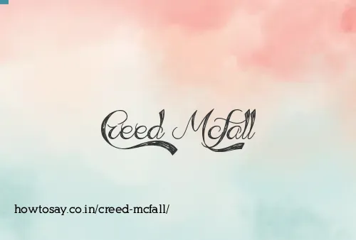 Creed Mcfall