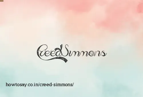 Creed Simmons
