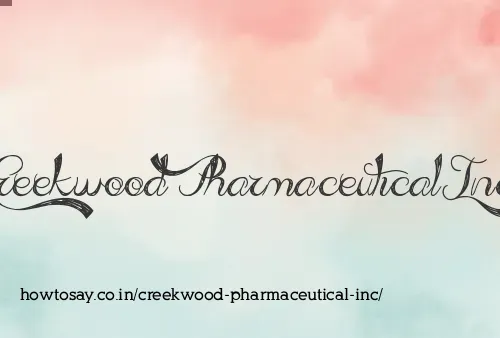 Creekwood Pharmaceutical Inc