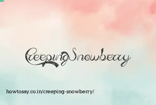 Creeping Snowberry