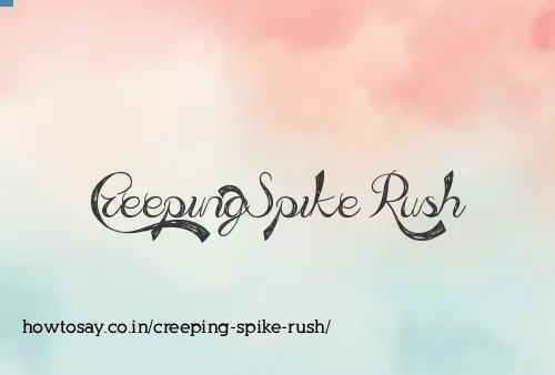 Creeping Spike Rush