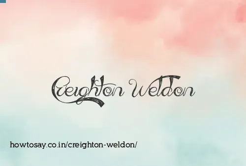 Creighton Weldon