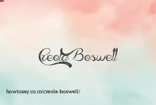 Creola Boswell