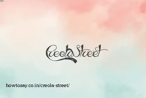 Creola Street