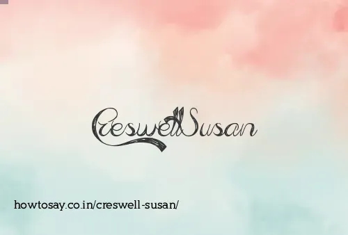 Creswell Susan