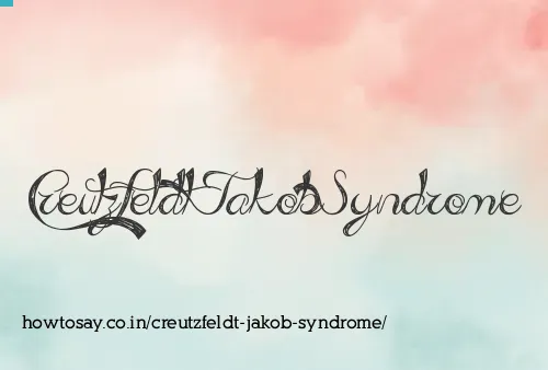 Creutzfeldt Jakob Syndrome