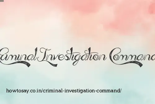 Criminal Investigation Command