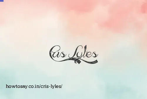 Cris Lyles