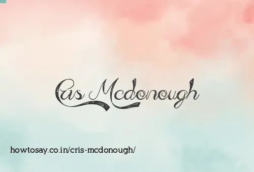 Cris Mcdonough