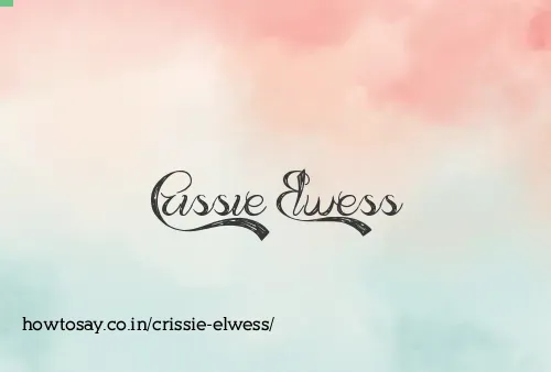 Crissie Elwess