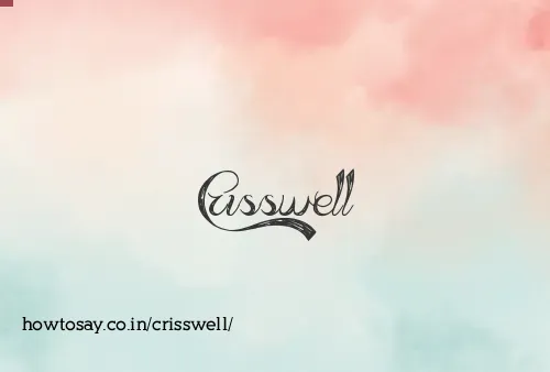 Crisswell