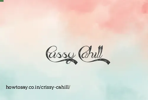 Crissy Cahill