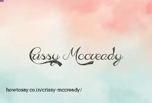 Crissy Mccready