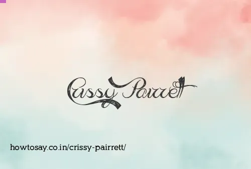 Crissy Pairrett