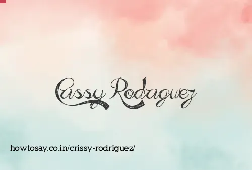 Crissy Rodriguez