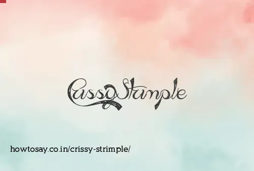 Crissy Strimple