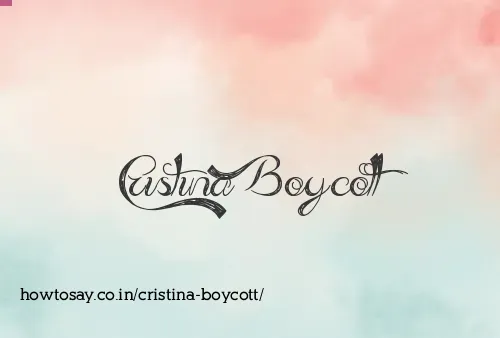 Cristina Boycott