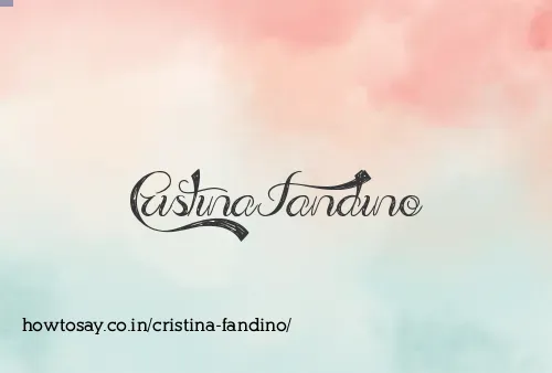 Cristina Fandino