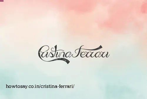 Cristina Ferrari