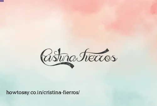 Cristina Fierros