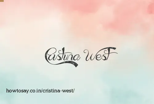 Cristina West