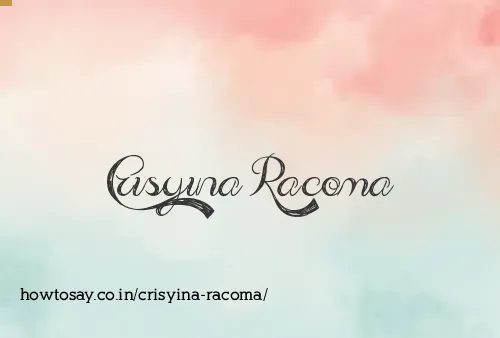 Crisyina Racoma