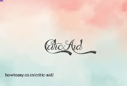 Critic Aid