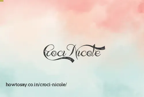 Croci Nicole