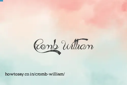 Cromb William