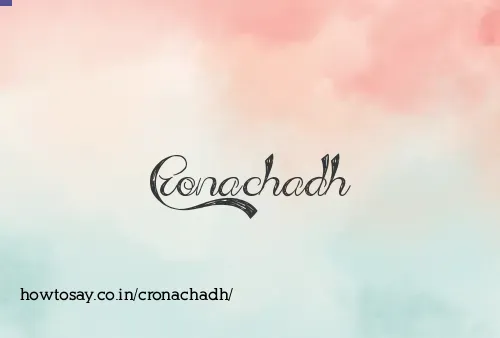 Cronachadh