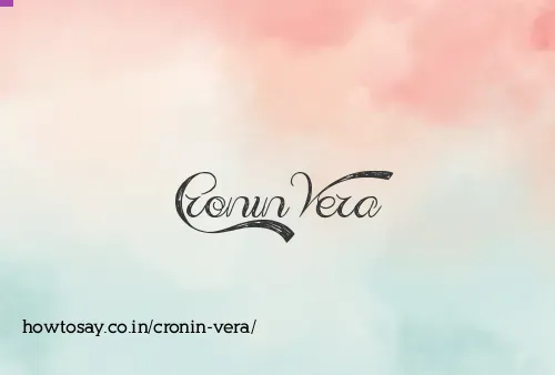 Cronin Vera