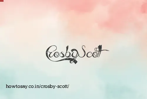 Crosby Scott