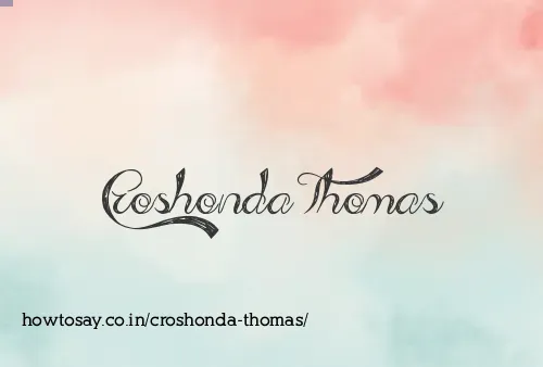 Croshonda Thomas