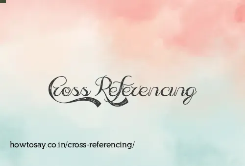 Cross Referencing
