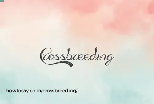 Crossbreeding