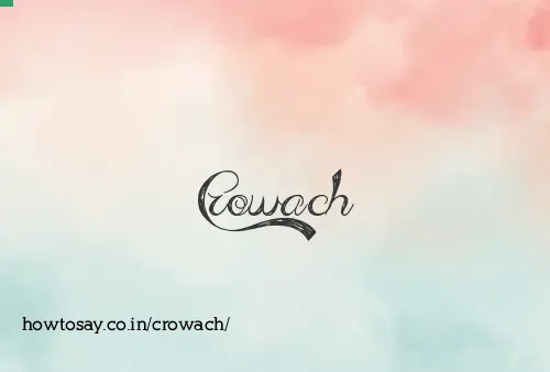 Crowach