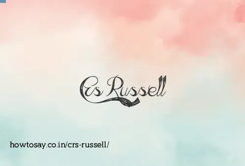 Crs Russell
