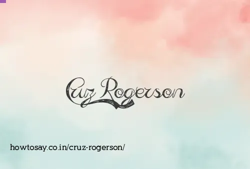 Cruz Rogerson