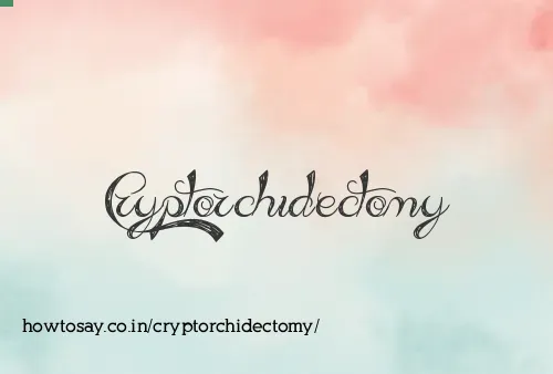 Cryptorchidectomy