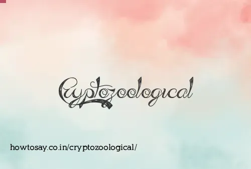 Cryptozoological