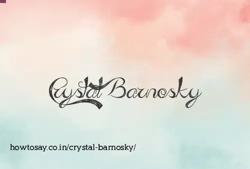 Crystal Barnosky