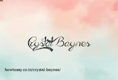 Crystal Baynes