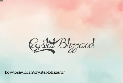 Crystal Blizzard