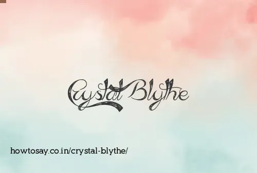 Crystal Blythe