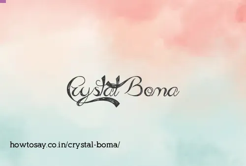 Crystal Boma